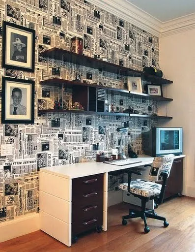 Wallpaper Ziar de acoperire ziar în loc de finisare și de lipire un capac, instrucțiuni, video și foto (gol) Wallpaper Ziar de acoperire ziar în loc de finisare și de lipire un capac, manual, video și fotografii