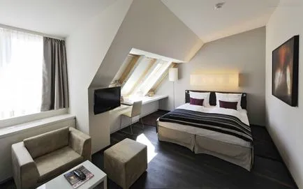 Loft fotografii recomandări caracteristici dormitor Clerk (dormitor de design mansardă) dormitor la mansardă oferă recomandări cu privire la proiectare, fotografie