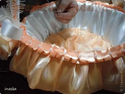 coșuri Master class decor de nunta (do organza satin) Master decor clasa coșuri nunta