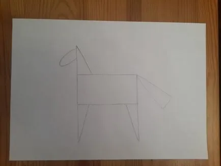 Master class „Desenul unui cal în etape pentru copiii din grupa pregătitoare“