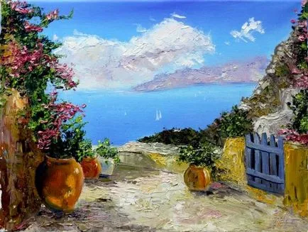 Master class pe pictura in ulei pictura peisaj, mare pentru începători