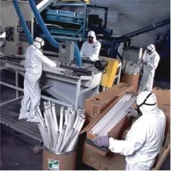 În special reciclarea lămpilor cu conținut de mercur (Hg contin) În special reciclarea lămpilor care conțin mercur