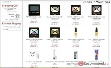Great magazin american on-line de produse cosmetice cu adevărul cea mai largă selecție de produse (opțional) Great magazin online american de cosmetice cu adevărul cea mai largă selecție de mărfuri