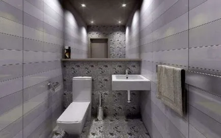 Decorarea panourile de baie din material plastic, gresie, ipsos si alte materiale