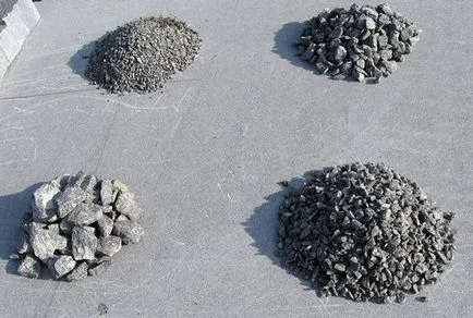 Diferențele moloz și pietriș - tipurile și caracteristicile acestor materiale