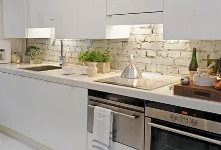 Decorarea pereții bucătăriei cu piatra decorativa cu propriile lor mâini, portal de construcție