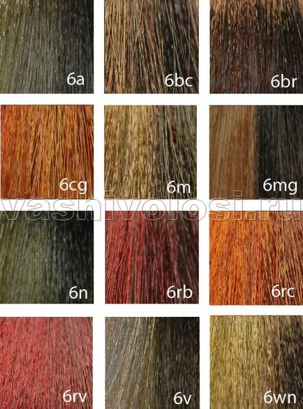 Paletă matrice vopsea părul (colorant) matrice vopsea paleta parul
