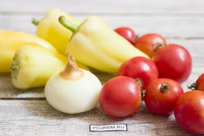 Piper și tomate - un pas cu pas reteta pentru modul de a găti cu fotografii