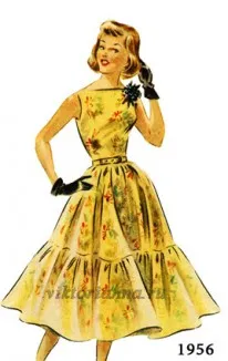 Rochie cu un corset-montaj forma si prisborennoe fusta (model - schemă) - „stil retro, de moda si de cusut“ (rochie cu un corset-montaj formular) Rochie cu un corset-montaj forma si prisborennoe fusta (model - schemă) - „stil retro, de moda si de cusut“
