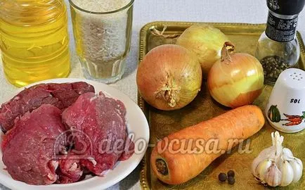 Pilaf cu pas reteta de carne de vită cu pas (15 poze) (reteta pilaf cu carne de vită) Pilaf cu pas reteta de carne de vită cu pas (15 poze)