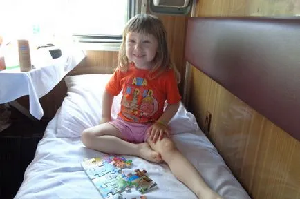 Am de gând să călătorească cu copilul în tren, care ia