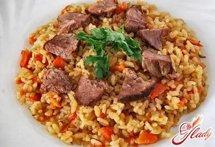 reteta Pilaf pentru carnea de vita (reteta pilaf de gătit gustos) Pilaf cu reteta de carne de vită