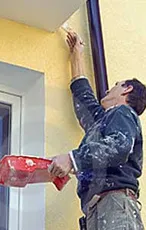 Pictura casa de fațadă pereții exteriori costul lucrărilor (pereții) Vopsiti peretii exteriori de fațadă a casei lucrari de cost