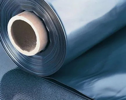 Folie din material plastic pentru impermeabilizare