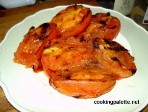 Tomatele prăjite (în tigaie sau grătar) (tomate) Tomate prăjiți (în tigaie sau gratar)