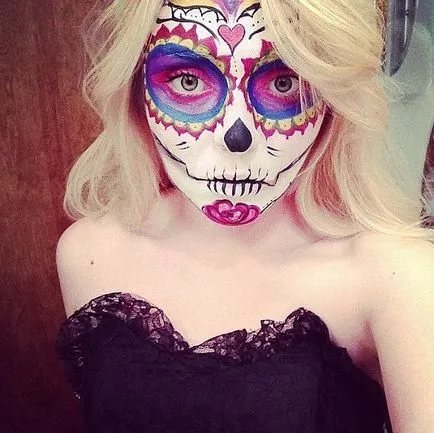 Încercați din nou foarte bine, o mulțime de idei pentru machiaj de Halloween de machiaj și fete obișnuite (foto) (costume de Halloween) Încercați din nou foarte bine, o mulțime de idei pentru machiaj de Halloween de machiaj și fete obișnuite (foto)