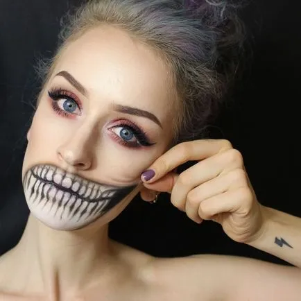 Încercați din nou foarte bine, o mulțime de idei pentru machiaj de Halloween de machiaj și fete obișnuite (foto) (idei pentru Halloween) Încercați din nou foarte bine, o mulțime de idei pentru machiaj de Halloween de machiaj și fete obișnuite (foto)