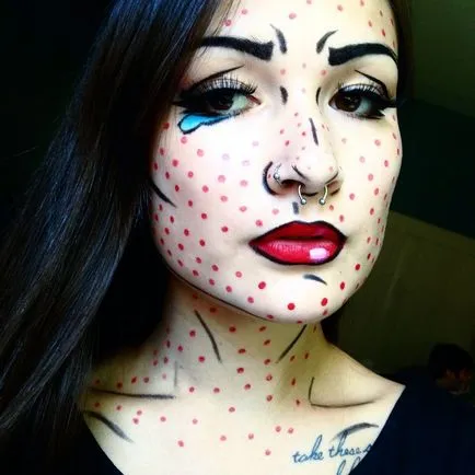 Încercați din nou foarte bine, o mulțime de idei pentru machiaj de Halloween de machiaj și fete obișnuite (Fotografii) (repetare) Încercați din nou foarte bine, o mulțime de idei pentru machiaj de Halloween de machiaj și fete obișnuite (foto)