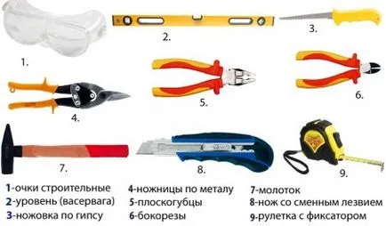 Plafonul panourilor din material plastic - modul de a face instalarea propriilor lor mâini