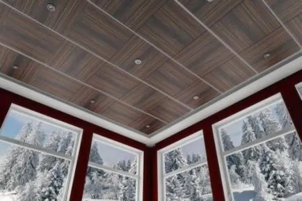 Plafonul panourilor din material plastic - modul de a face instalarea propriilor lor mâini