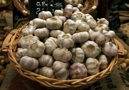 După aceea, a pus usturoiul - după care cultura poate fi plantat usturoi