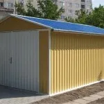garaj de metal cu mâinile sale - garaj tehnica