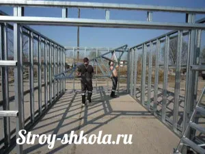 garaj de metal cu mâinile sale - garaj tehnica