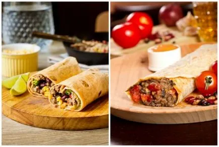 Mexican burrito- cele mai bune rețete detaliate la domiciliu