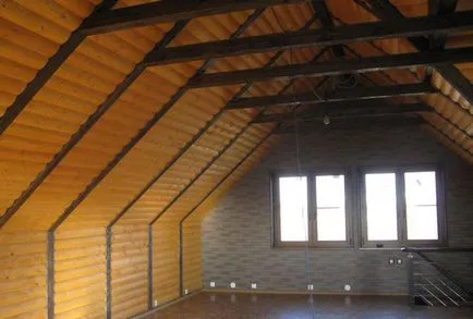 Materiale pentru finisare mansarda și vedere ale lucrării