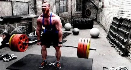 Programul de formare în powerlifting pentru incepatori pe forta si masa