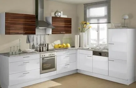 Dispunerea mobilierului în bucătărie ca proiectele potrivite, opțiuni, exemple de fotografii parcelelor.LI_END (locație) Dispunerea de mobilier în bucătărie și dreptul de proiecte, opțiuni, exemple de fotografii zonarea