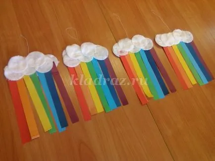 Rainbow cu propriile sale mâini pentru grădiniță (clasa) Rainbow cu propriile sale mâini pentru grădiniță