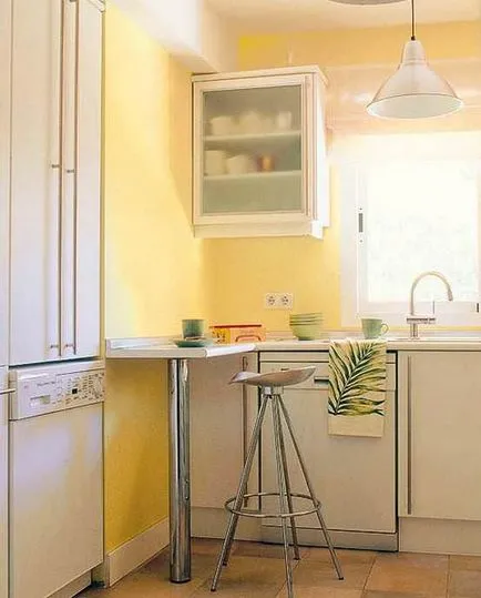 Dispunerea mobilierului în bucătărie ca proiectele potrivite, opțiuni, exemple de fotografii parcelelor.LI_END (locație) Dispunerea de mobilier în bucătărie și dreptul de proiecte, opțiuni, exemple de fotografii zonarea