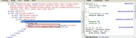 Editare subsol (subsol) joomla, eliminați „lucrările pentru joomla! 