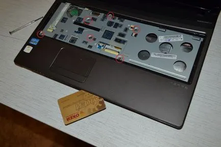 Demontare - curățare - asamblare laptop acer 1 (notebook-uri) Dezasamblarea - curățare - asamblare laptop acer 1