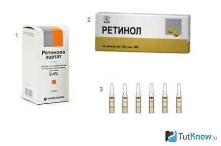 acțiune retinol acetat, utilizarea pielii, în cazul în care pentru a cumpăra (vitamina) acțiune acetat de retinol, utilizarea pielii, în cazul în care pentru a cumpăra