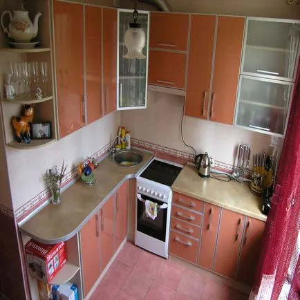 Reparatii pentru un design mic bucătărie- (44 poze) instrucțiuni privind înregistrarea video de propriile lor mâini, prețul, (bucătării) Reparatii pentru un design mic bucătărie- (44 poze) instrucțiuni privind înregistrarea video de propriile lor mâini, prețul,