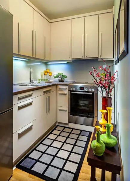 Reparatii pentru un design mic bucătărie- (44 poze) instrucțiuni privind înregistrarea video de propriile lor mâini, prețul (fotografie) Reparatii pentru un design mic bucătărie- (44 poze) instrucțiuni privind înregistrarea video de propriile lor mâini, prețul,
