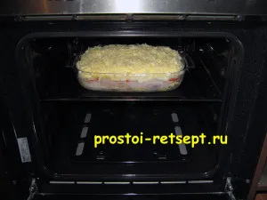 Pește cu cartofi în cuptor pentru a găti simplu!