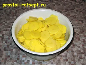 Pește cu cartofi în cuptor pentru a găti simplu!