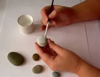 Pictura pe roci master-class pentru începători cu fotografii și video