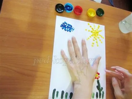 Desen palmele și degetele pentru preșcolarii (degete) Desen palmele și degetele pentru prescolarii
