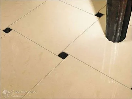 Cifrele de stabilire placi ceramice pe podea - modele pe gresie (foto)