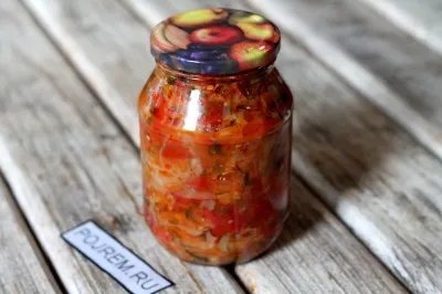 Coleslaw, roșii și ardei - un pas cu pas reteta pentru modul de a găti cu fotografii
