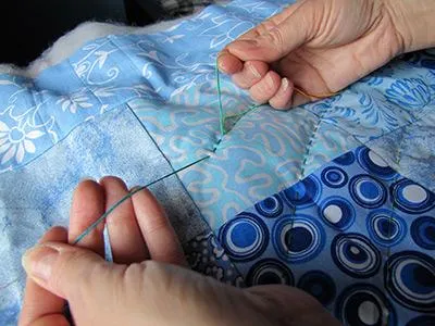 Mână și mașină de cusatura quilting Neveste blog