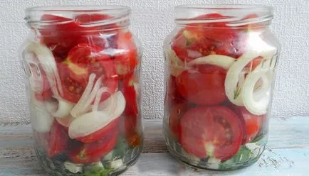 salata de tomate pentru iarnă în curs de pregătire pentru băncile de conservare, retete gustoase cu fotografii spații libere (rețete) salata de tomate pentru iarnă în curs de pregătire pentru băncile de conservare, retete pentru preparate gustoase cu fotografii