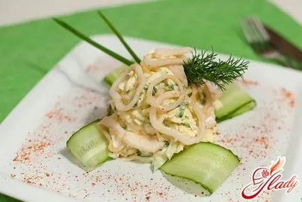 salata Calamar cu castraveti