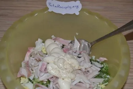 Salata cu calmar și castravete - pas cu pas rețete cu fotografii acasă