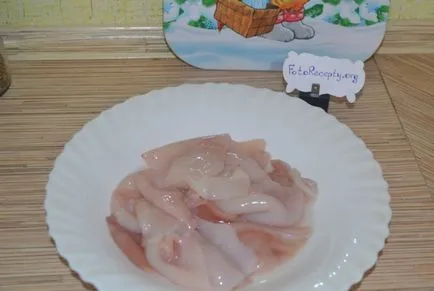 Salata cu calmar și castravete - pas cu pas rețete cu fotografii acasă