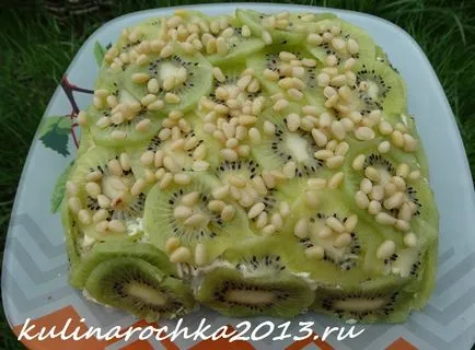 Salata cu carne de pui și kiwi - pregăti delicioase, frumos și confortabil!